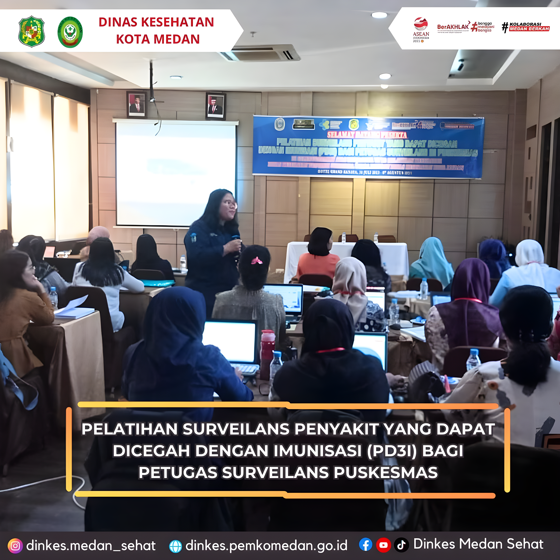 Pelatihan Surveilans Penyakit Yang Dapat Dicegah Dengan Imunisasi (PD3I) Bagi Petugas Surveilans Puskesmas